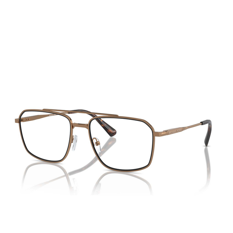 Lunettes de vue Michael Kors TORDRILLO 1899 shiny gold - 2/3