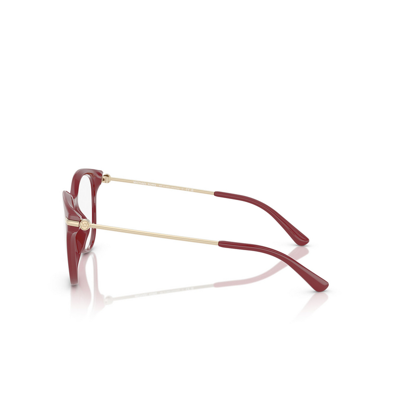 Michael Kors TORTOLA Eyeglasses 4004 deep red - 3/3