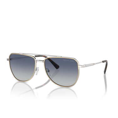 Michael Kors WHISTLER Sunglasses 18934L shiny silver - three-quarters view