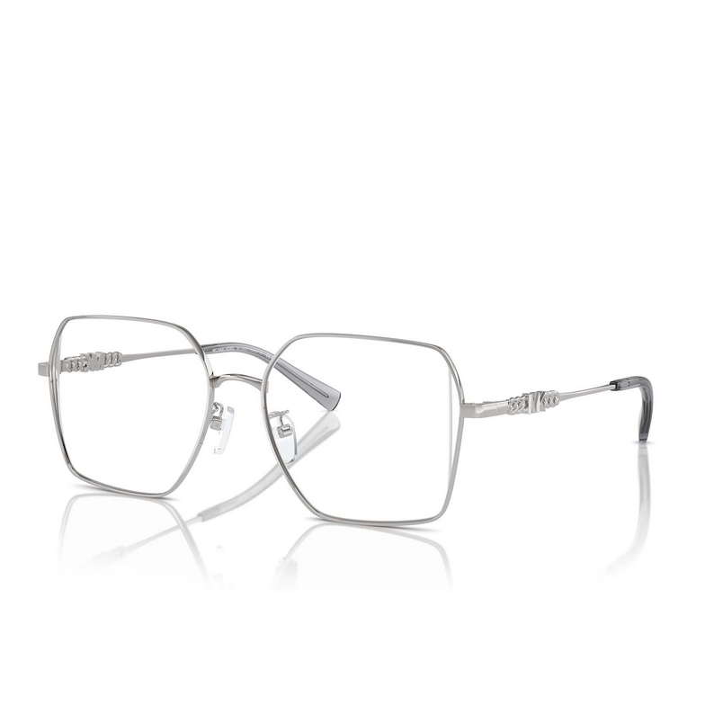 Michael Kors YUNAN Eyeglasses 1893 shiny silver - 2/3