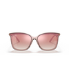 Lunettes de soleil Michael Kors ZERMATT 31756F pink transparent - Vignette du produit 1/3