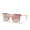 Lunettes de soleil Michael Kors ZERMATT 31756F pink transparent - Vignette du produit 2/3