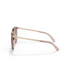 Lunettes de soleil Michael Kors ZERMATT 31756F pink transparent - Vignette du produit 3/3