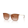 Michael Kors ZERMATT Sunglasses 39383B brown transparent - product thumbnail 2/3