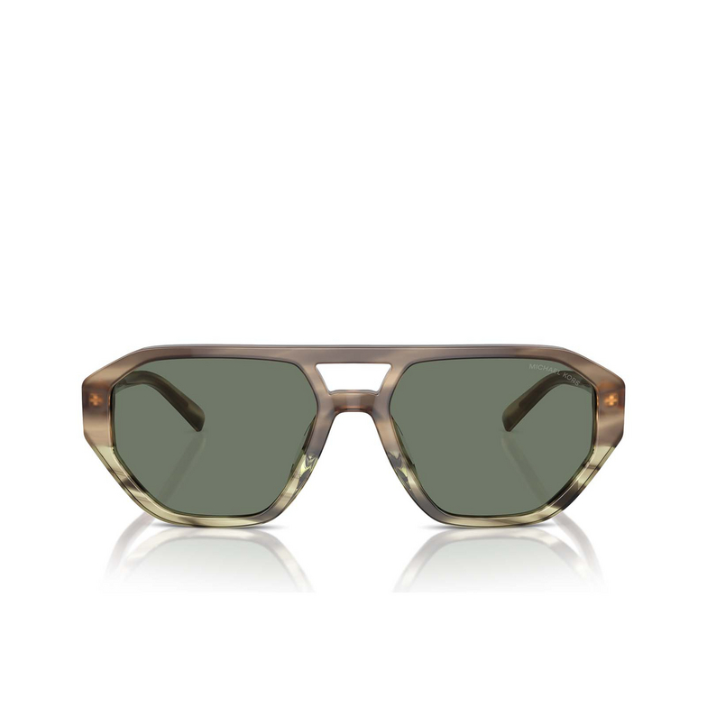 Michael Kors ZURICH Sunglasses 39633H olive tortoise - 1/3