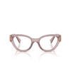 Gafas graduadas Miu Miu MU 01VV 12W1O1 transparent mauve - Miniatura del producto 1/4