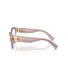 Gafas graduadas Miu Miu MU 01VV 12W1O1 transparent mauve - Miniatura del producto 3/4