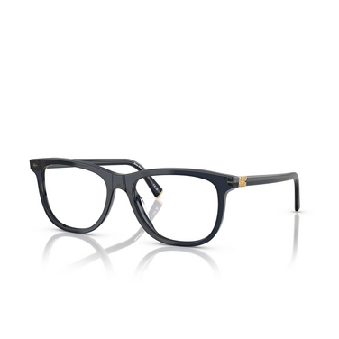 Occhiali da vista Miu Miu MU 01WV 08Q1O1 blue transparent - tre quarti