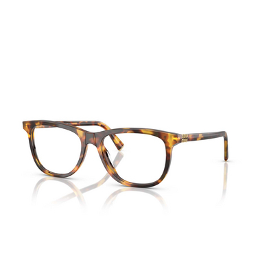 Gafas graduadas Miu Miu MU 01WV 14L1O1 honey havana - Vista tres cuartos