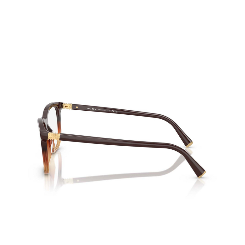 Miu Miu MU 01WV Eyeglasses 24C1O1 brown gradient - 3/3