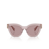 Miu Miu MU 01YS Sunglasses 12W20I transparent mauve - product thumbnail 1/3