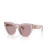 Miu Miu MU 01YS Sunglasses 12W20I transparent mauve - product thumbnail 2/3