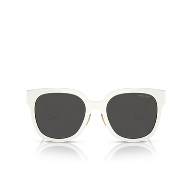 Miu Miu MU 01ZS Sunglasses 1425S0 white - front view