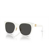 Miu Miu MU 01ZS Sunglasses 1425S0 white - product thumbnail 2/3