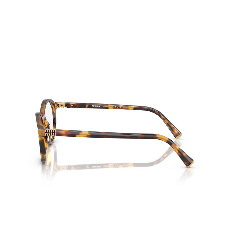 Miu Miu MU 02WV Eyeglasses 14L1O1 honey havana - 3/4