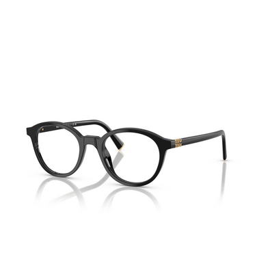 Miu Miu MU 02WV Korrektionsbrillen 16K1O1 black - Dreiviertelansicht