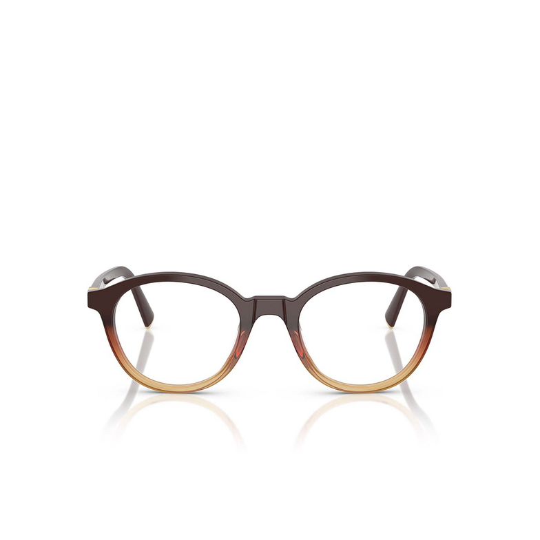Miu Miu MU 02WV Eyeglasses 24C1O1 brown gradient - 1/4
