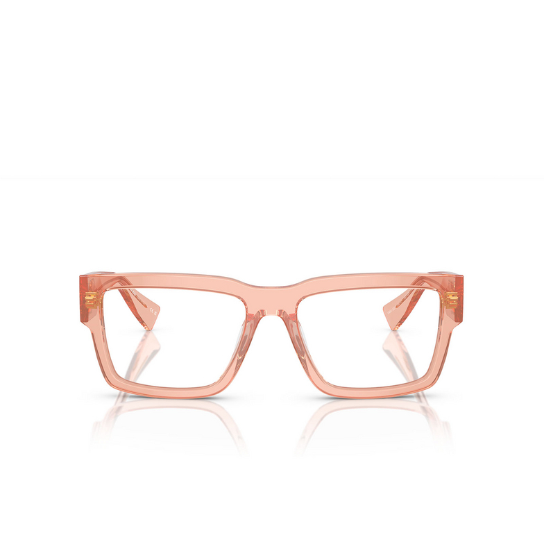 Miu Miu MU 02XV Eyeglasses 13T1O1 noisette transparent - 1/3