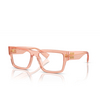 Lunettes de vue Miu Miu MU 02XV 13T1O1 noisette transparent - Vignette du produit 2/3