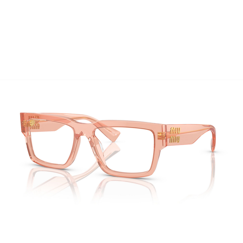 Gafas graduadas Miu Miu MU 02XV 13T1O1 noisette transparent - 2/3