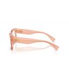 Miu Miu MU 02XV Eyeglasses 13T1O1 noisette transparent - product thumbnail 3/3