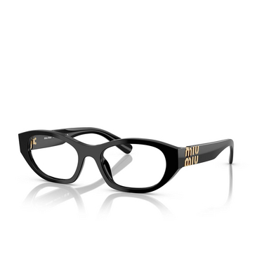 Occhiali da vista Miu Miu MU 03WV 16K1O1 black - tre quarti