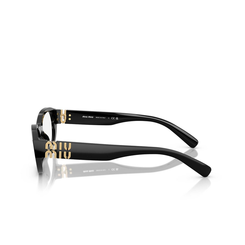 Miu Miu MU 03WV Eyeglasses 16K1O1 black - 3/3