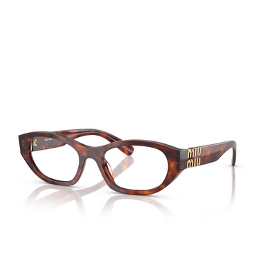 Occhiali da vista Miu Miu MU 03WV 21C1O1 havana mahogany - tre quarti