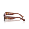 Miu Miu MU 03ZS Sunglasses 11Q50D striped tobacco - product thumbnail 3/3