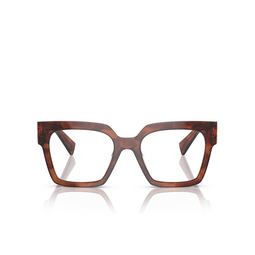 Gafas graduadas Miu Miu MU 04UV 11Q1O1 stripped tobacco