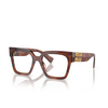 Gafas graduadas Miu Miu MU 04UV 11Q1O1 stripped tobacco - Miniatura del producto 2/3