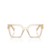 Miu Miu MU 04UV Eyeglasses 11T1O1 sand transparent - product thumbnail 1/3