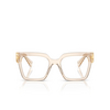 Gafas graduadas Miu Miu MU 04UV 11T1O1 sand transparent - Miniatura del producto 1/3