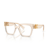 Miu Miu MU 04UV Eyeglasses 11T1O1 sand transparent - product thumbnail 2/3