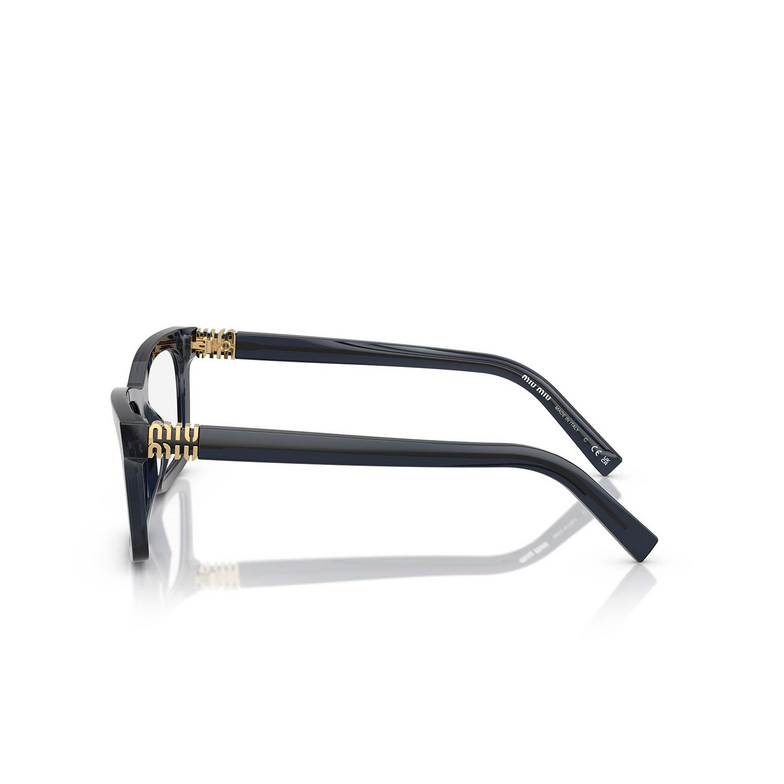 Miu Miu MU 04WV Eyeglasses 08Q101 blue transparent - 3/4