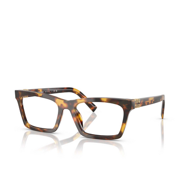 Occhiali da vista Miu Miu MU 04WV 14L1O1 havana honey - tre quarti