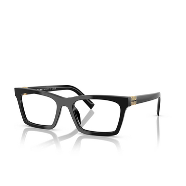 Occhiali da vista Miu Miu MU 04WV 16K1O1 black - tre quarti