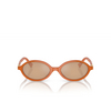 Miu Miu MU 04ZS Sunglasses 11V40D turmenic opal - product thumbnail 1/3
