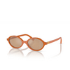 Miu Miu MU 04ZS Sunglasses 11V40D turmenic opal - product thumbnail 2/3