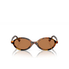 Miu Miu MU 04ZS Sunglasses 19P2Z1 light havana - product thumbnail 1/3