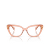 Miu Miu MU 05VV Eyeglasses 13T1O1 noisette transparent - product thumbnail 1/3