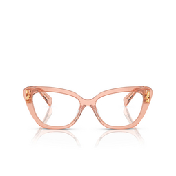 Miu Miu MU 05VV Eyeglasses 13T1O1 noisette transparent