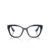 Gafas graduadas Miu Miu MU 05XV 08Q1O1 blue transparent - Miniatura del producto 1/3