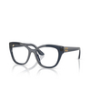 Gafas graduadas Miu Miu MU 05XV 08Q1O1 blue transparent - Miniatura del producto 2/3