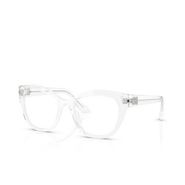 Gafas graduadas Miu Miu MU 05XV 15Z1O1 trasparent - Vista tres cuartos