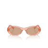 Miu Miu MU 06ZS Sunglasses 13T1P1 noisette transparent - product thumbnail 1/3