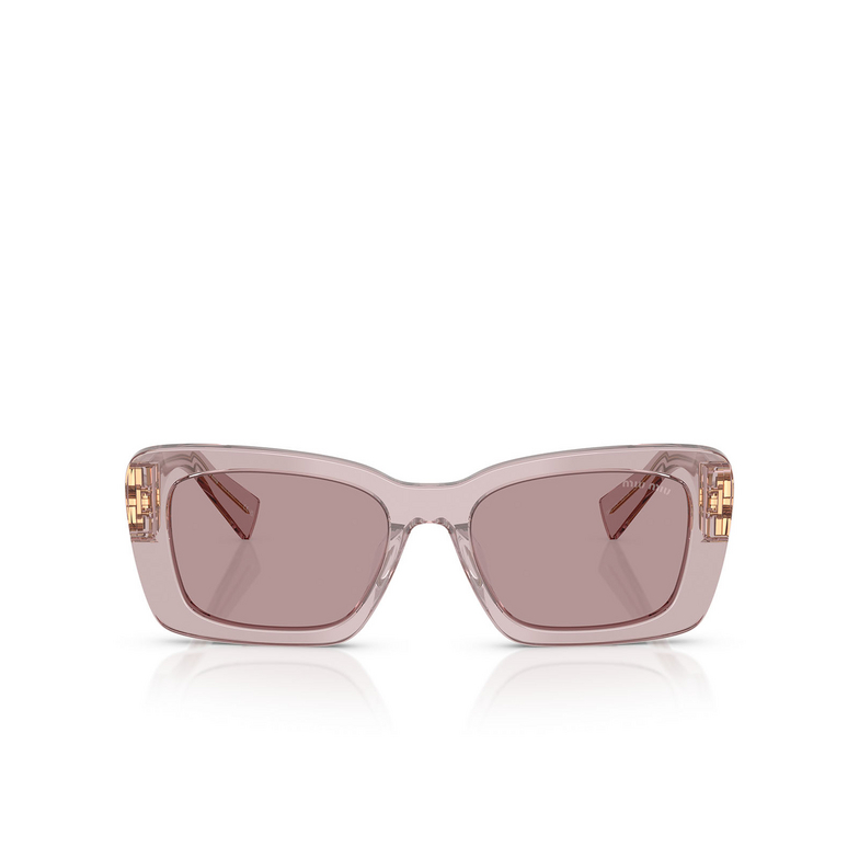 Miu Miu MU 07YS Sunglasses 12W20I transparent mauve - 1/3