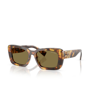 Miu Miu MU 07YS Sunglasses 14L09Z honey havana - three-quarters view