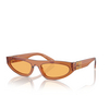 Miu Miu MU 07ZS Sunglasses 15T0B7 caramel trapsarent - product thumbnail 2/3