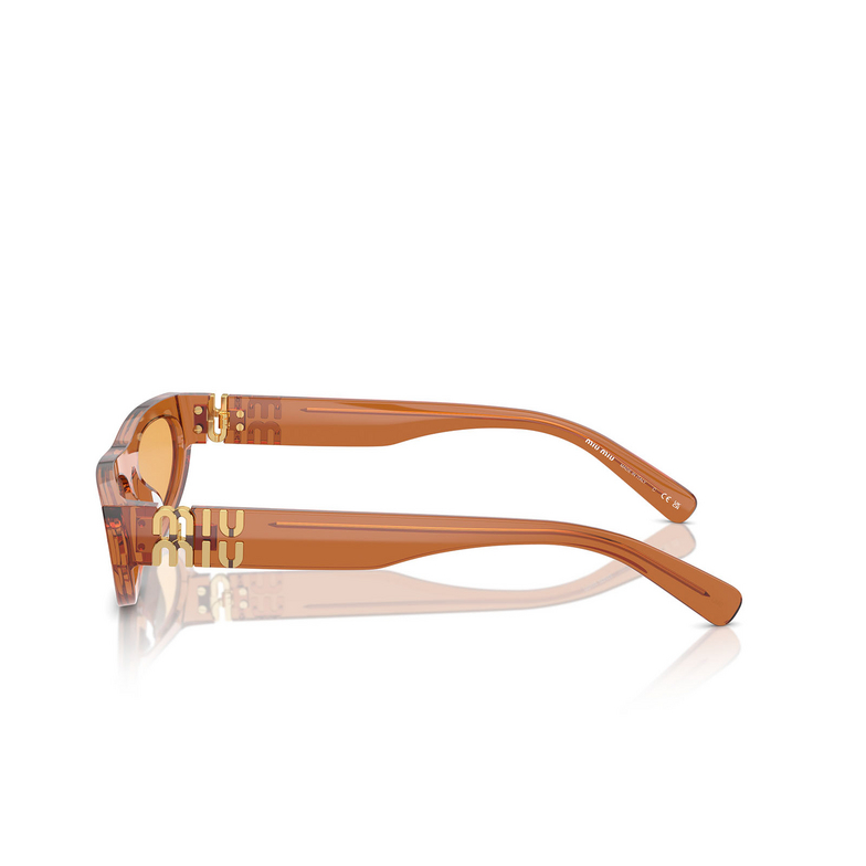 Miu Miu MU 07ZS Sunglasses 15T0B7 caramel trapsarent - 3/3